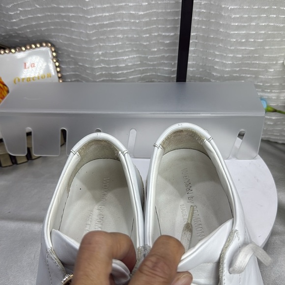 (S7) Common Projects leather Women's White Achilles Low Top Sneakers, Size 8 - Picture 10 of 11